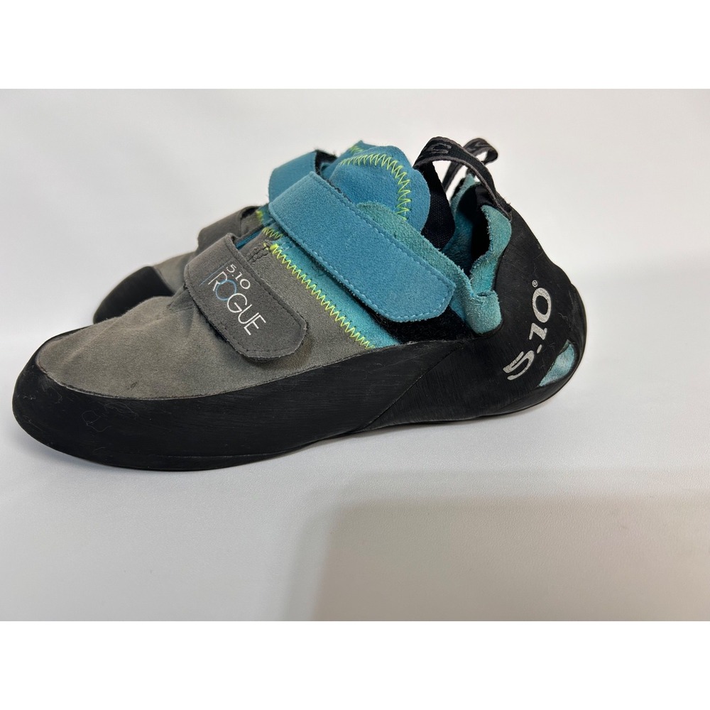 Five Ten 5.10 Rock Climbing Shoes Rogue Men's size 9.5 41.5 Blue Gray